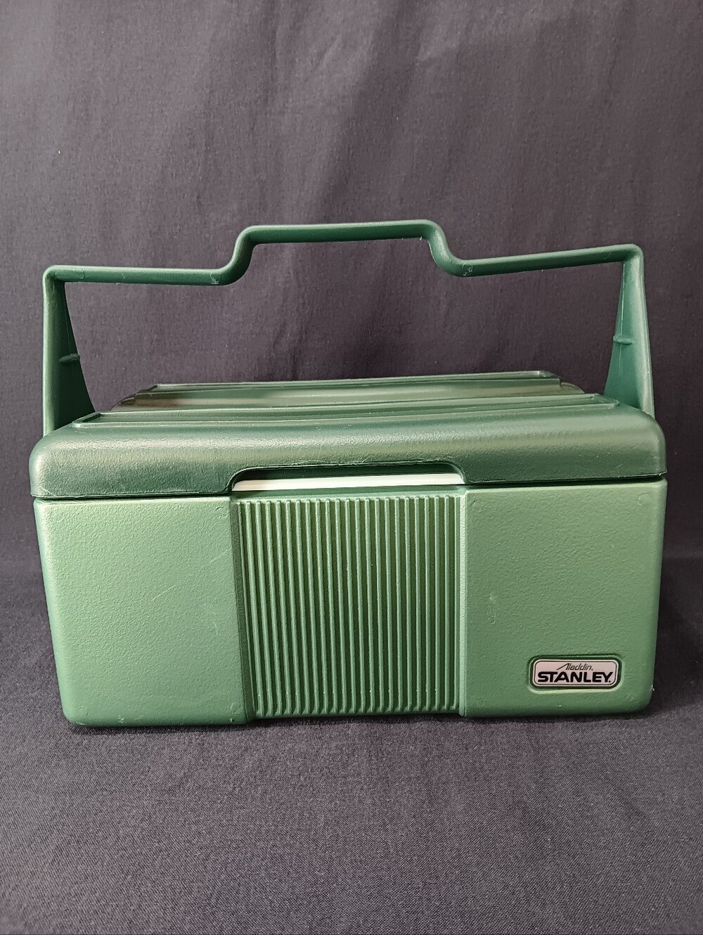 Vintage Green STANLEY ALADDIN Lunch Box Cooler 7 Qt without Thermos